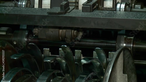 Wallpaper Mural Newspaper printing process at factory. Torontodigital.ca