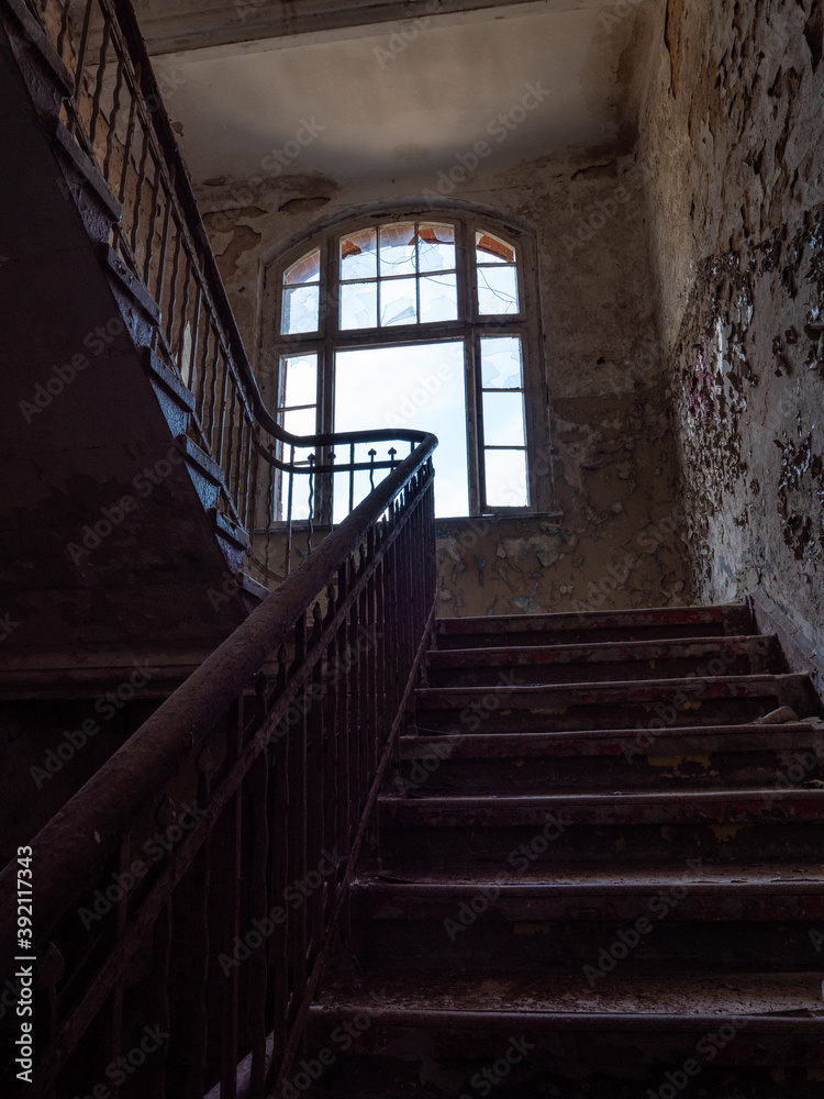 The old abandoned room of a building, Lost Place The old abandoned room of a building, Lost Place