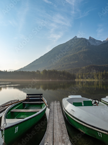 Fototapeta Naklejka Na Ścianę i Meble -  Lake Hintersee in Bavaria, Germany