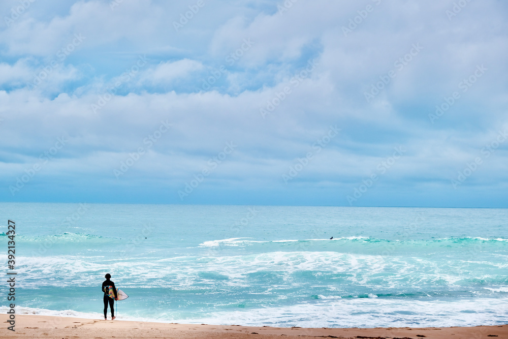 person on the beach