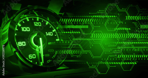 computer car speedometer technology, speed