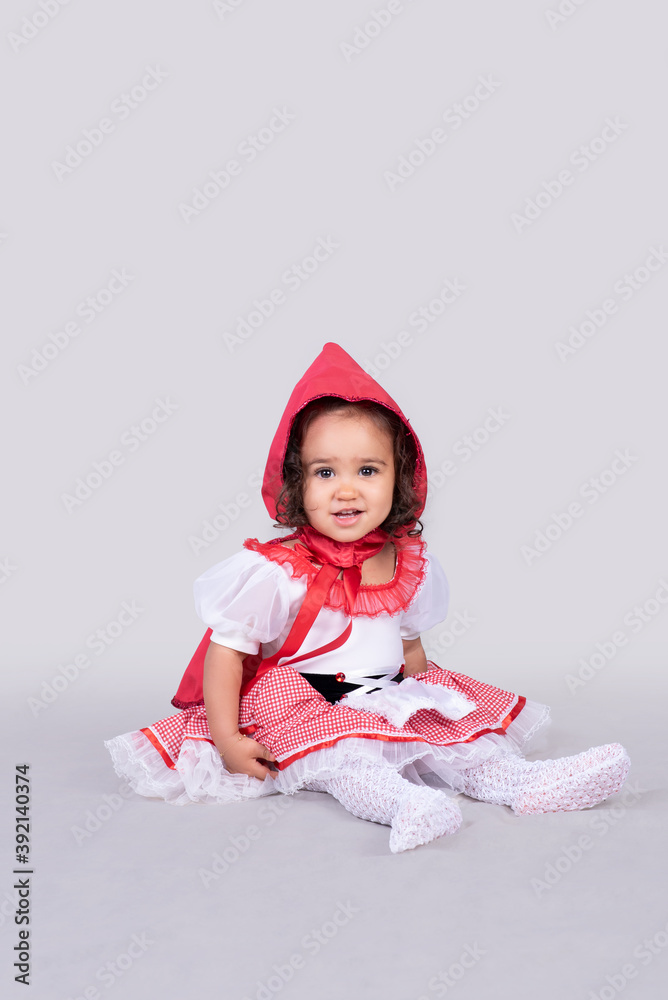 Girl in Little Red Riding Hood costume Girl in Little Red Riding Hood costume