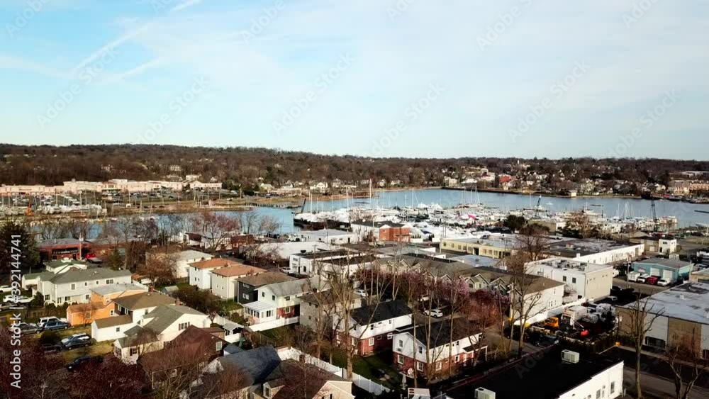 Gorgeous Aerial View of a Marina Gorgeous Aerial View of a Marina