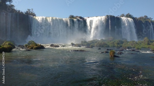 Waterfall at Iguazu Falls