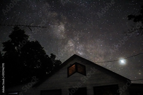 Wallpaper Mural house in the night Torontodigital.ca