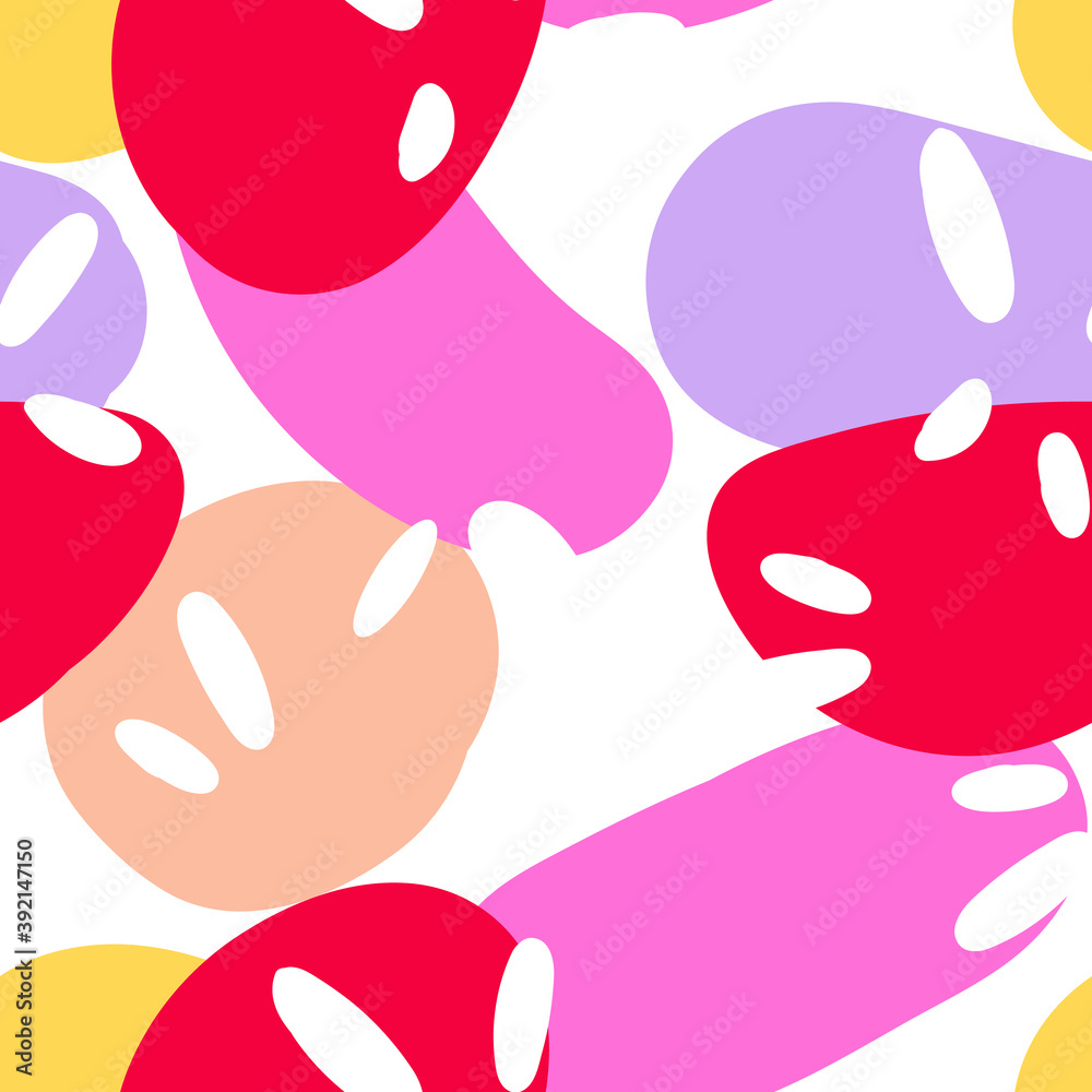 Color Drawing Artist Vector Seamless Pattern. 
