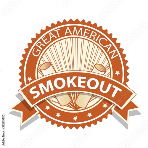 Great American Smoke out Day sign