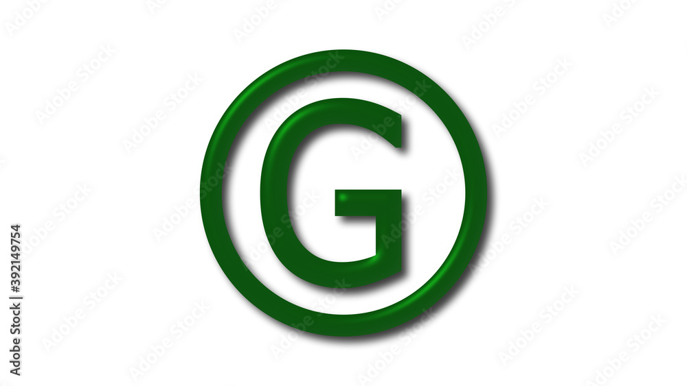 New G 3d letter logo on white background, Letter logo New G 3d letter logo on white background, Letter logo