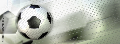 芸術的なサッカーボールのイラスト