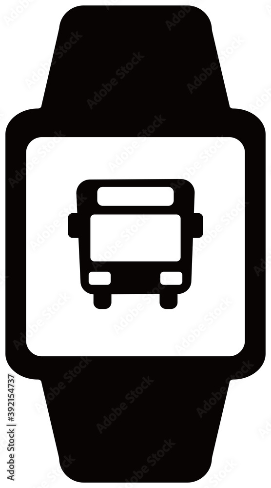 スマートウォッチのベクターイラスト バスアイコン Stock Vector Adobe Stock
