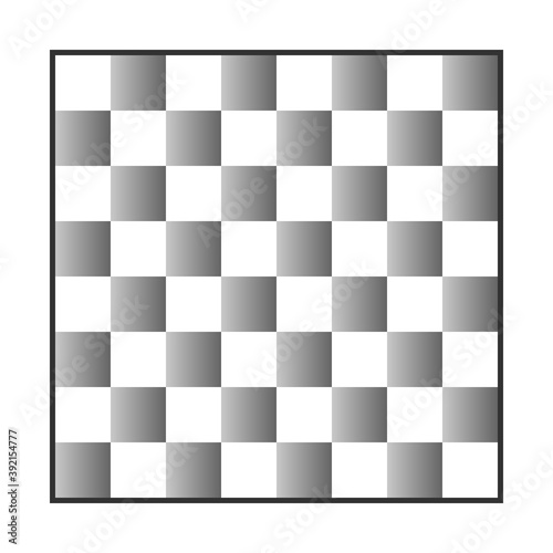 Chess board icon on white.