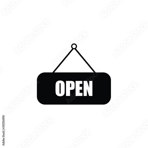 Open Sign Icon Vector