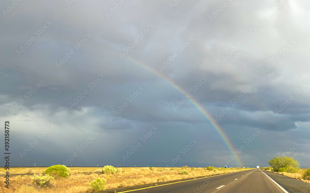 arizona roadside view scene landscape travel