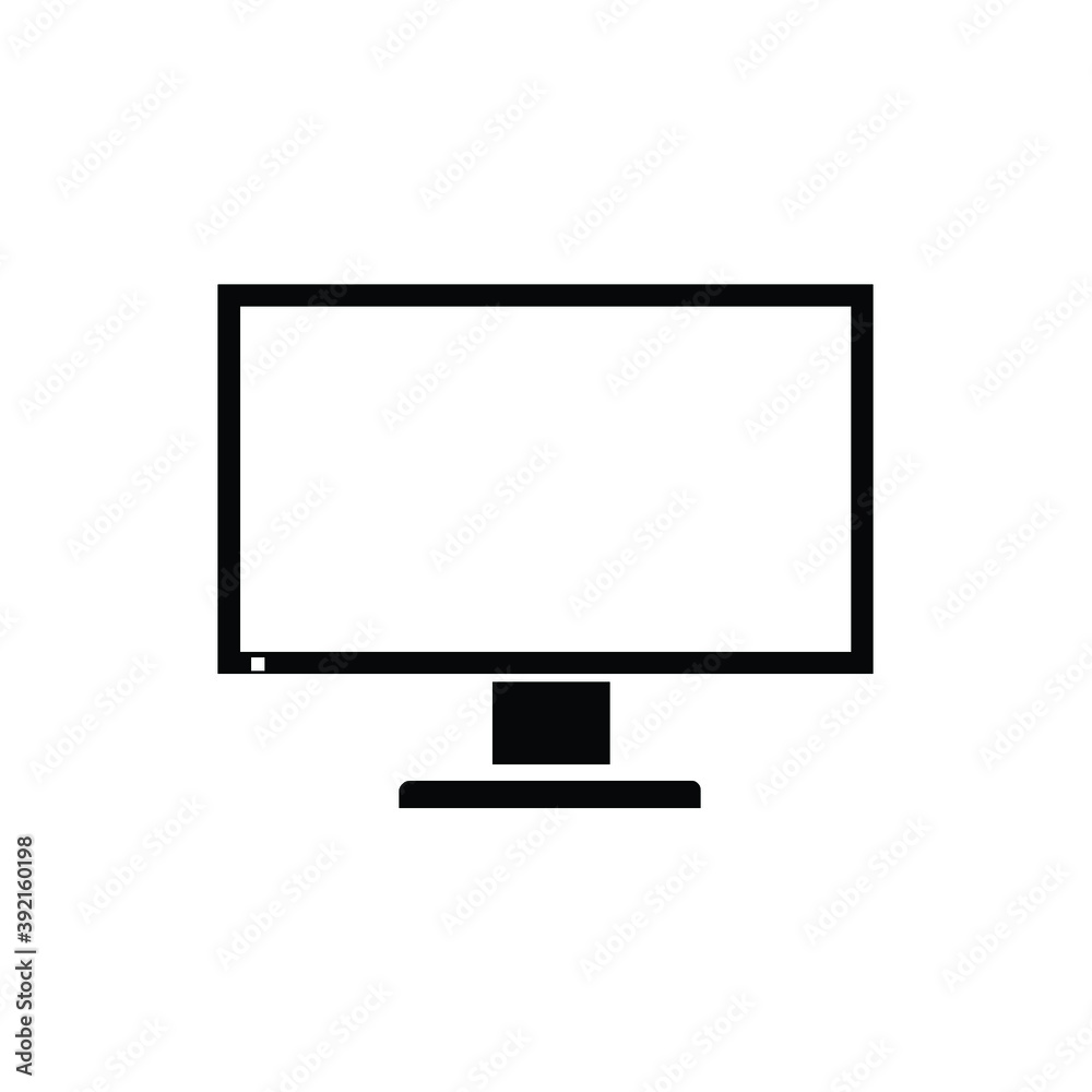 Computer Screen Icon Vector Computer Screen Icon Vector