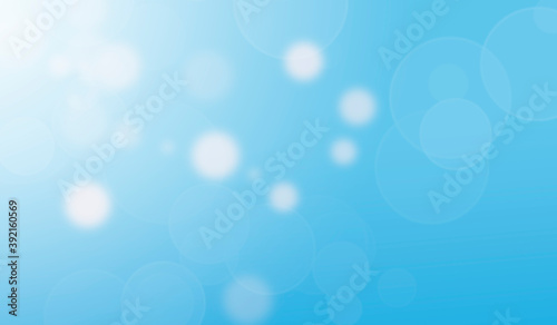 White lights bokeh , Celebration, Bokeh christmas, defocus glitter blur on blue background. Illustration. 