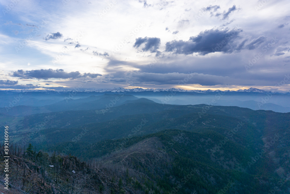 View of the rockies from Boulder, Colorado