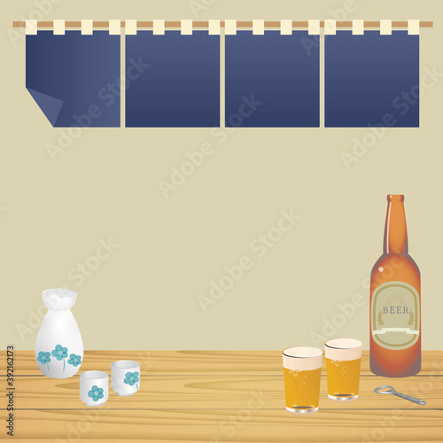 居酒屋の背景
