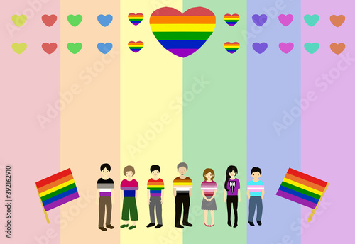 LGBT 人物　ポストカード