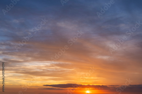 sunset over the ocean © Bernd