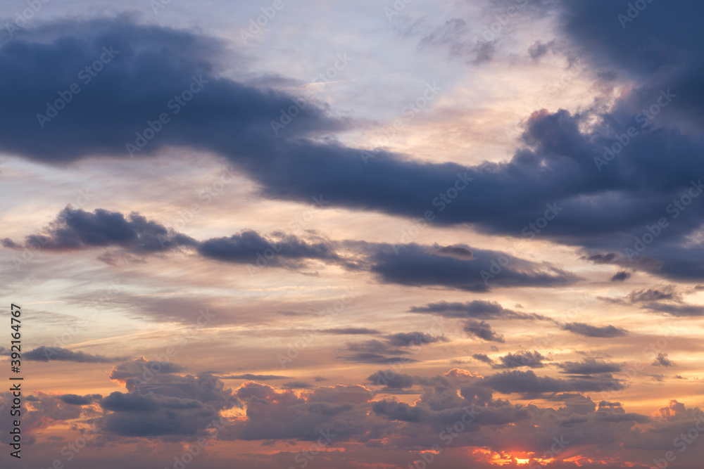 Obraz premium sunset in the clouds