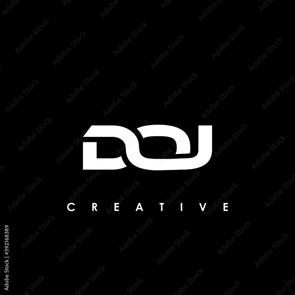 DOJ Letter Initial Logo Design Template Vector Illustration DOJ Letter Initial Logo Design Template Vector Illustration