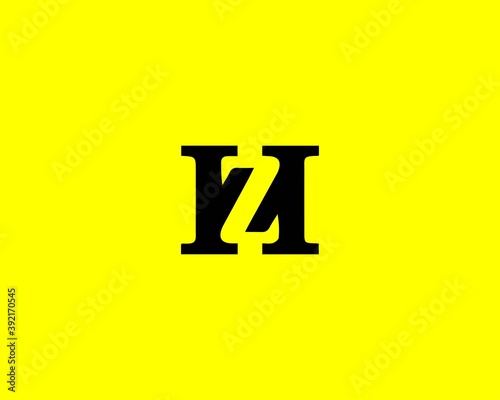 HZ ZH LETTER LOGO DESIGN VECTOR TEMPALTE. HZ ZH LOGO DESIGN.