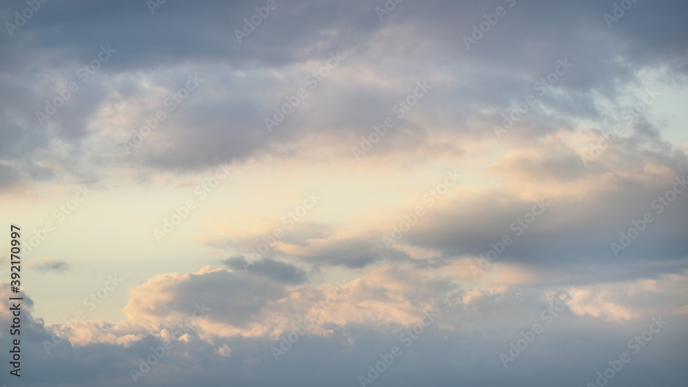 clouds at sunset