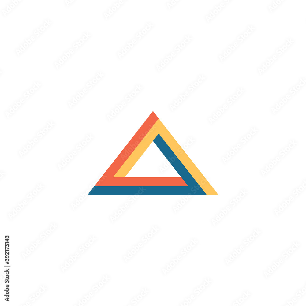 Triangle Logo Template vector icon illustration design Triangle Logo Template vector icon illustration design