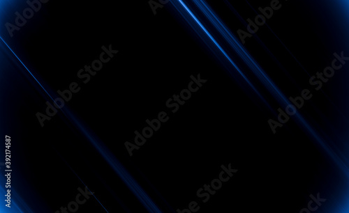 Fototapeta Naklejka Na Ścianę i Meble -  abstract blue and black are light pattern with the gradient is the with floor wall metal texture soft tech diagonal background black dark clean modern.