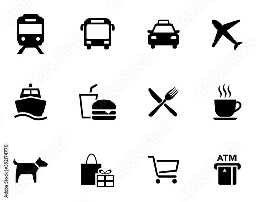set of icons
