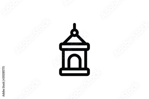 Interior Outline Icon - Bird House