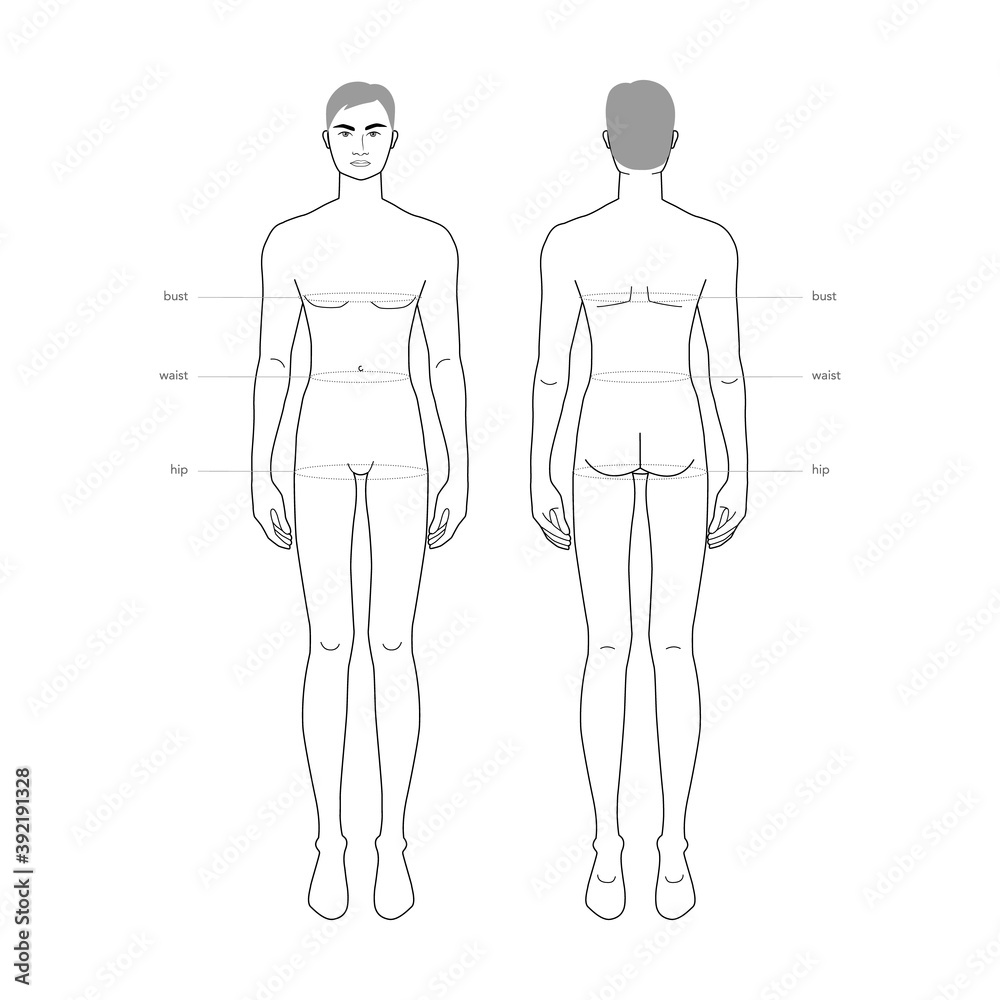 Men standard body parts terminology measurements Illustration for clothes  and accessories production fashion male size chart. 9 head boy for site and  online shop. Human body infographic template Stock Vector | Adobe Stock