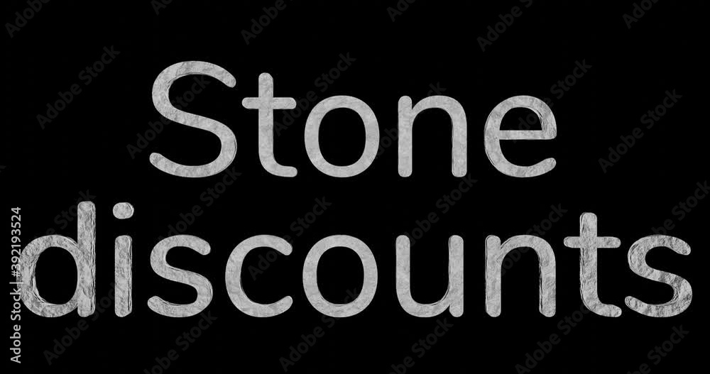 3d render with text stone discounts 3d render with text stone discounts