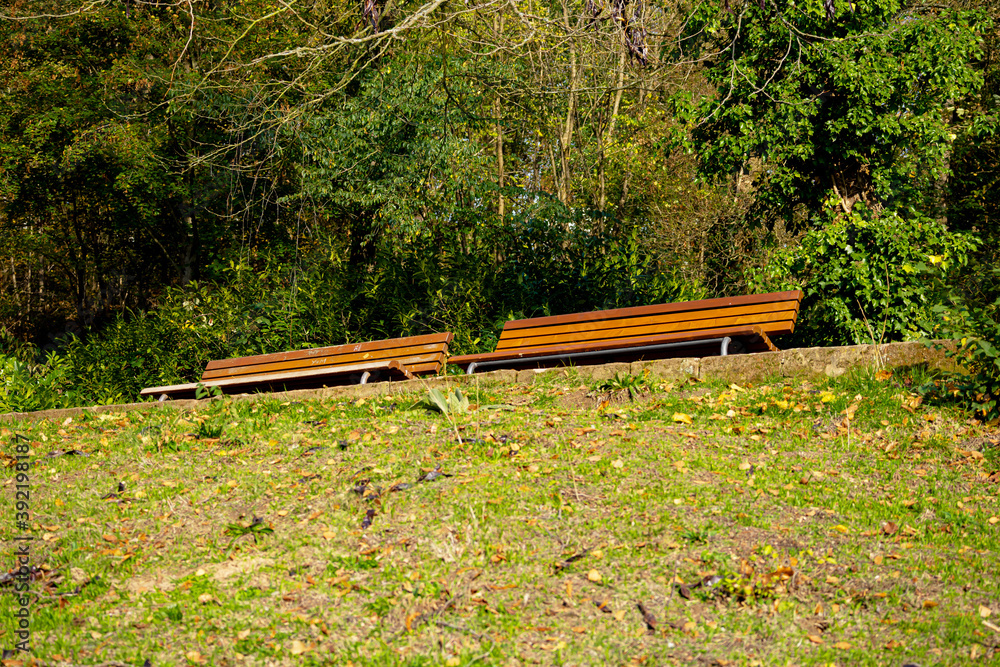 Parkbänke