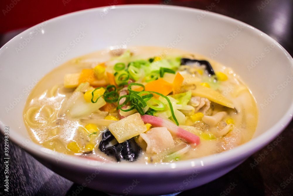 Chanpon, a classic Nagasaki dish, in Chinatown Chanpon, a classic Nagasaki dish, in Chinatown