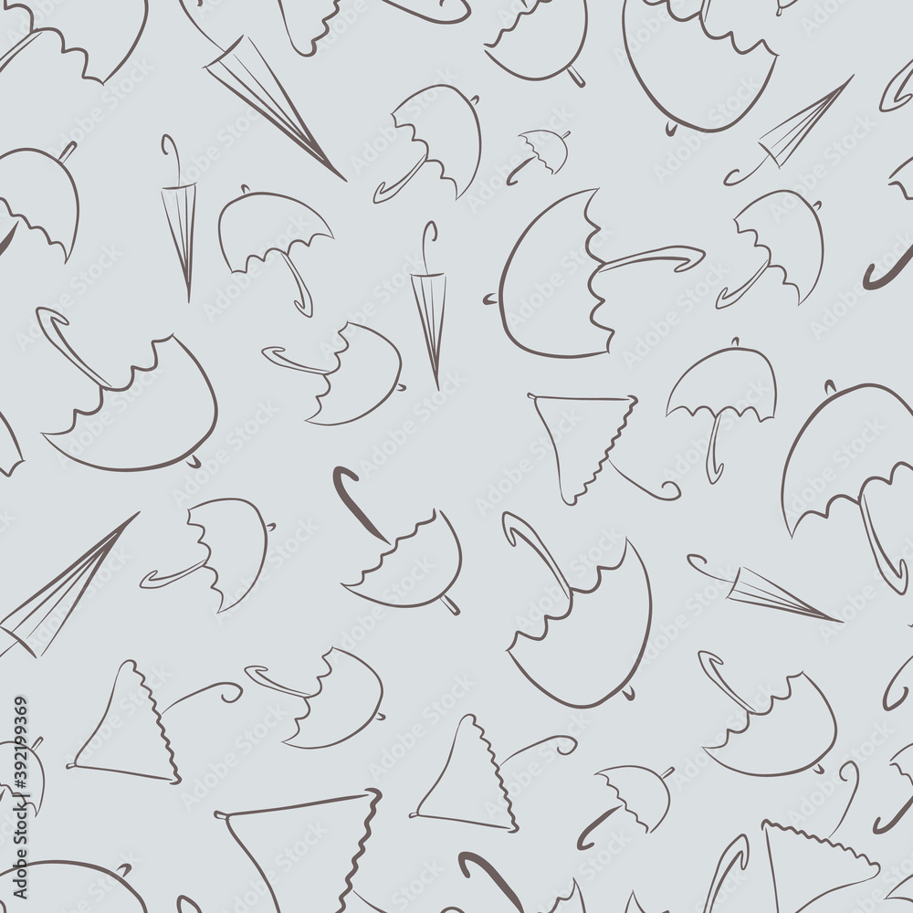 Umbrella Seamless Pattern