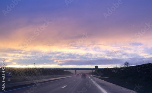 sunset on the road © Mlany
