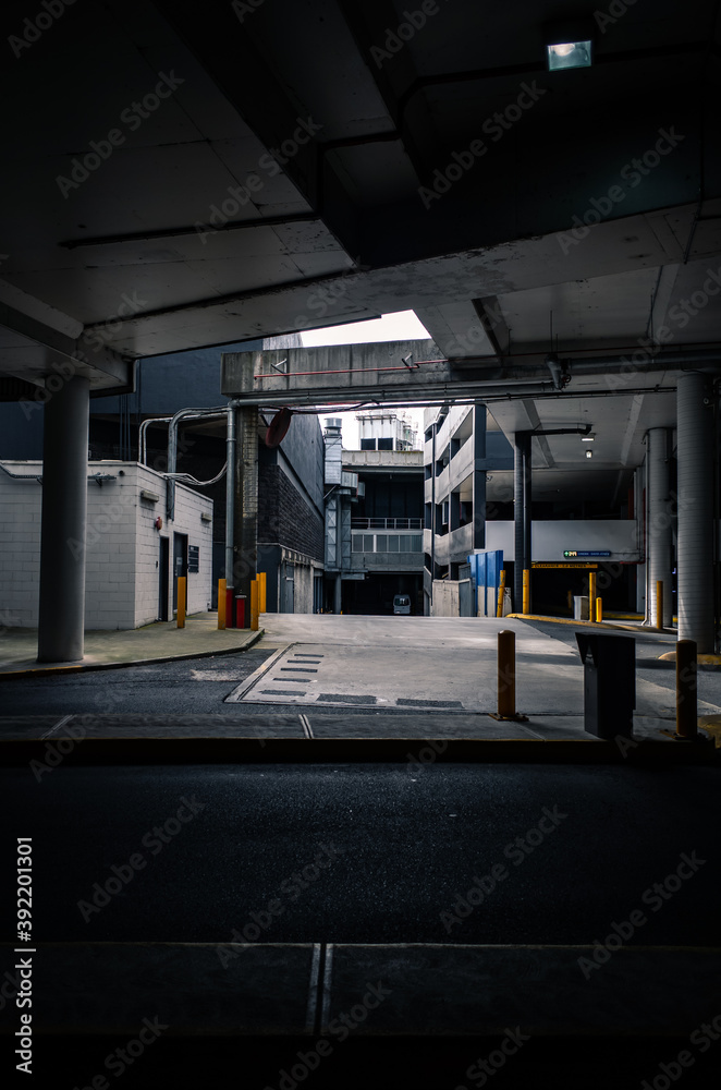 Obraz premium Multilevel parking lot