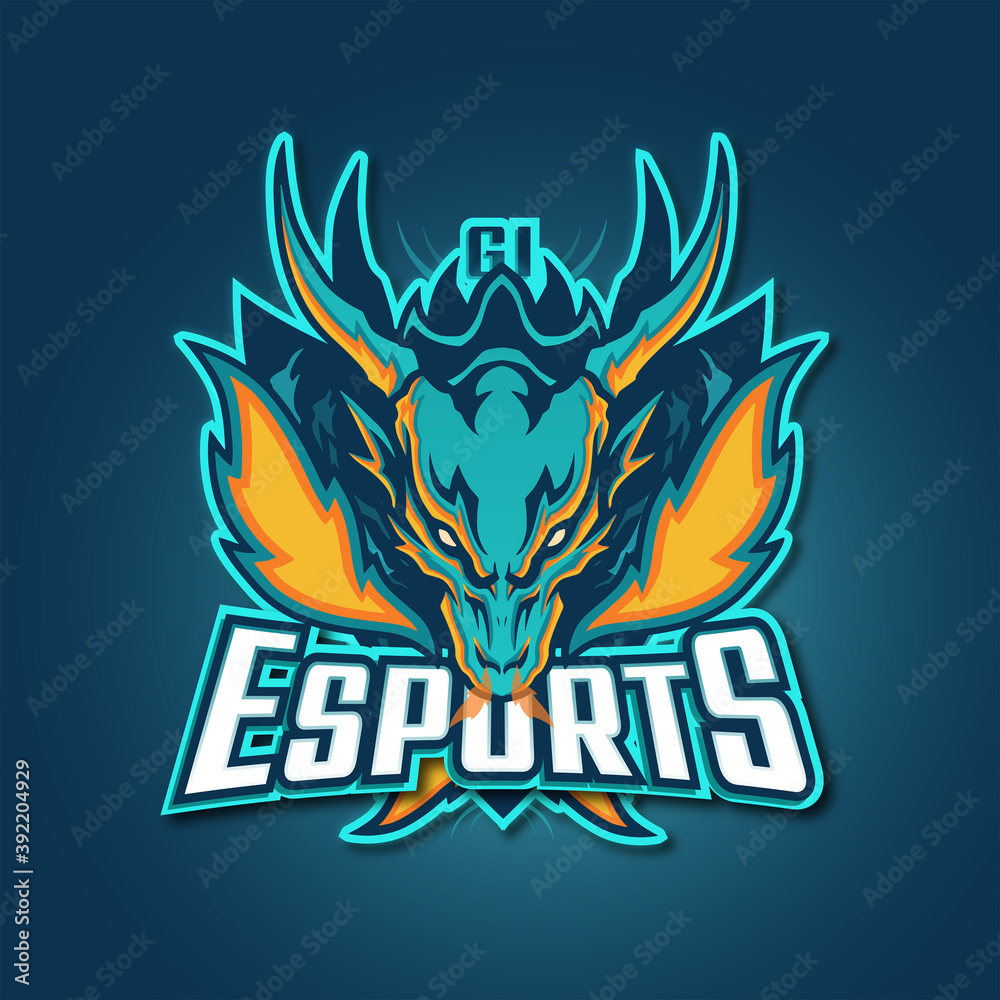 Esports Team Gaming Logotype - GI Esports Full Logo