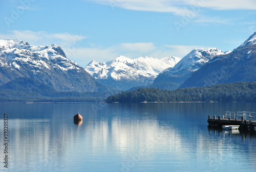 Foto The blue of Lake Villa la Angostura, Patagonia, Argentina