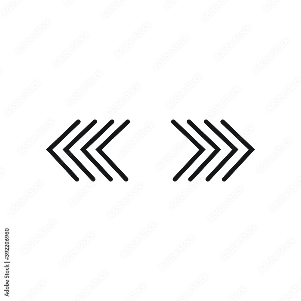 Icon vector graphic of arrow line, good for template web Icon vector graphic of arrow line, good for template web