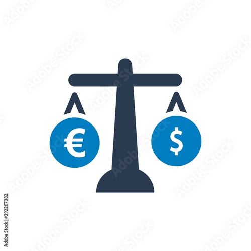 Balance currency icon