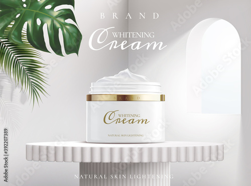 Whitening cream ads poster