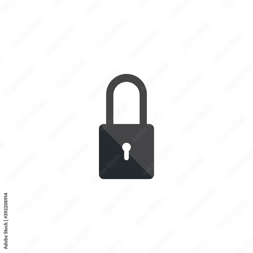 Padlock logo vector icon illustration Padlock logo vector icon illustration