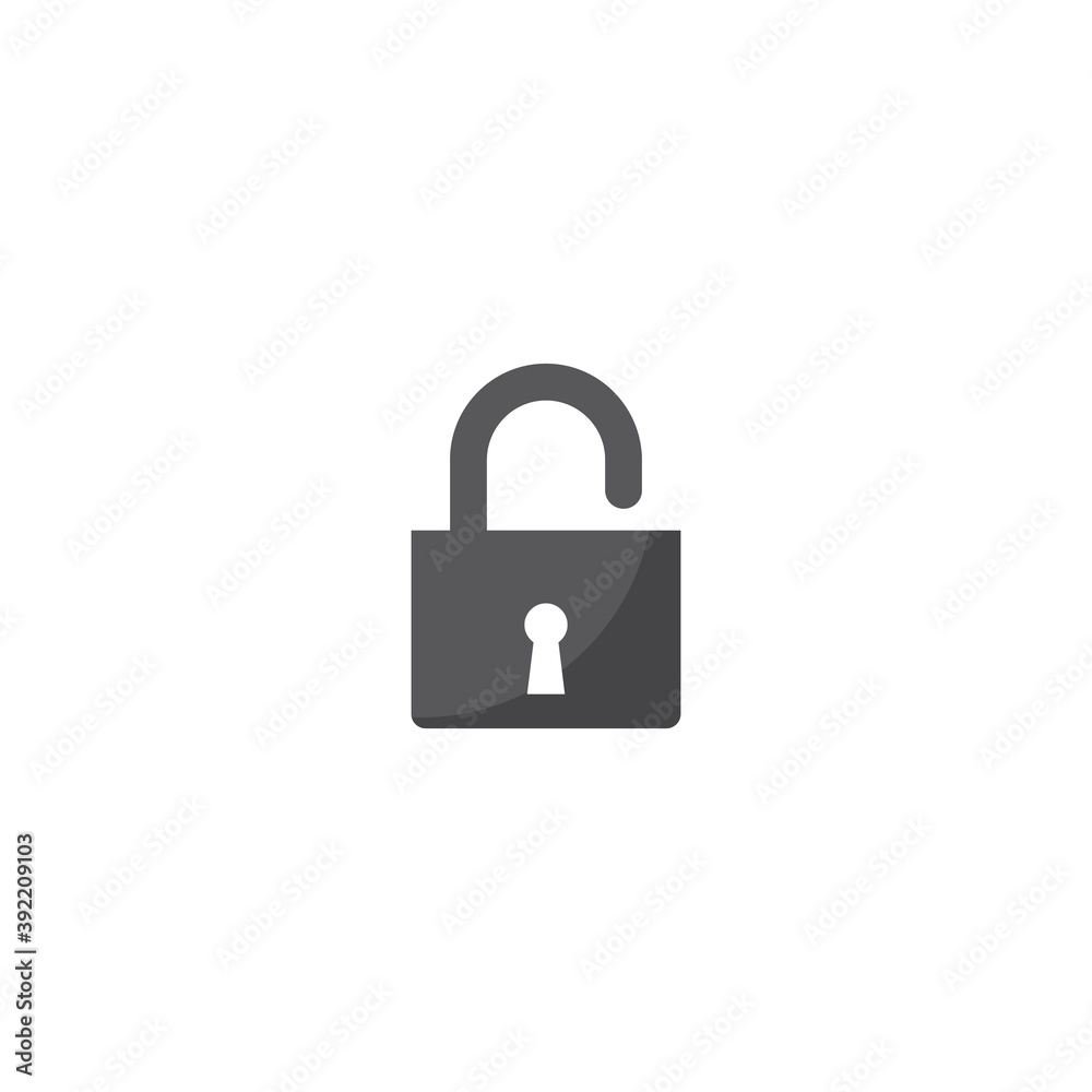 Padlock logo vector icon illustration Padlock logo vector icon illustration