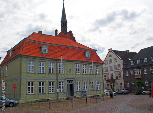 Obraz na płótnie Rathaus Dömitz w salonie
