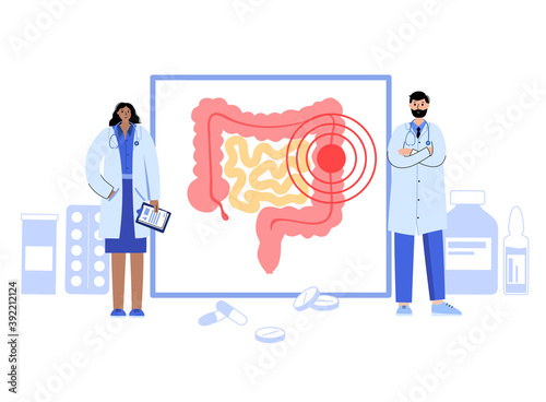 intestine logo concept