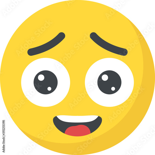 
A social communication platforms’ emoji laughing expression
