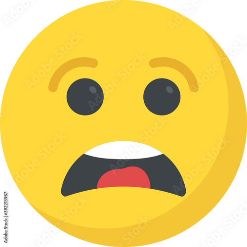 
Surprised smirking emoticon face
