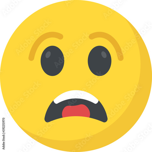 
Surprised smirking emoticon face
